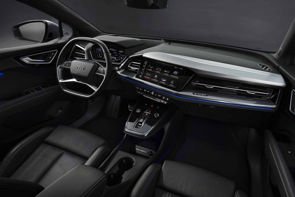 interior Audi q4 etron sportback