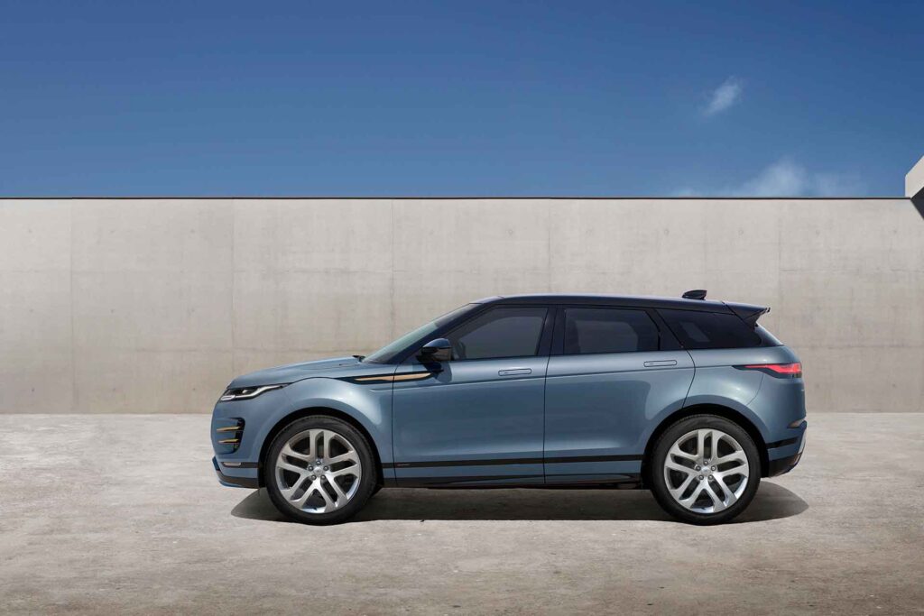 lateral Land rover evoque