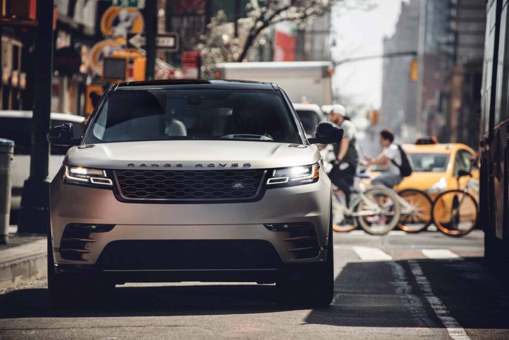 frontal Land rover range rover velar