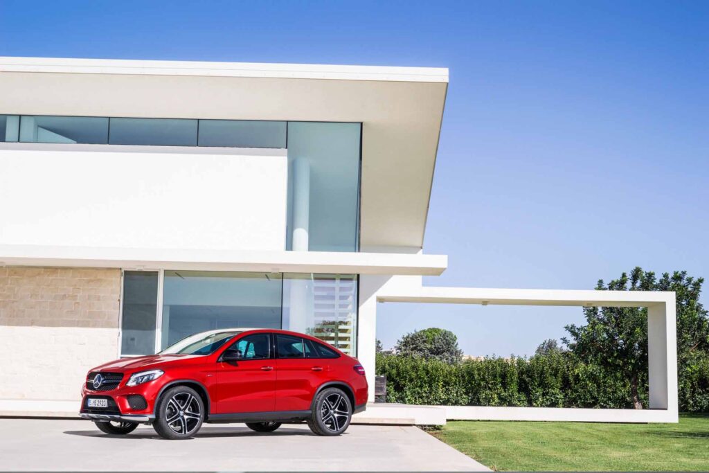 frontal Mercedes gle coupe