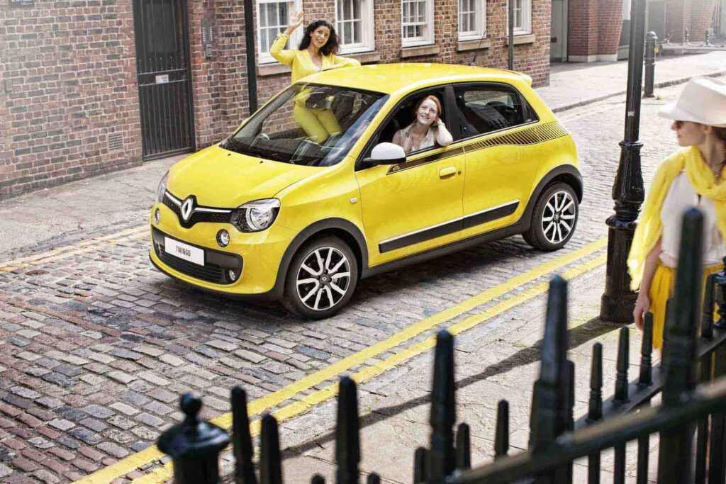 lateral Renault twingo