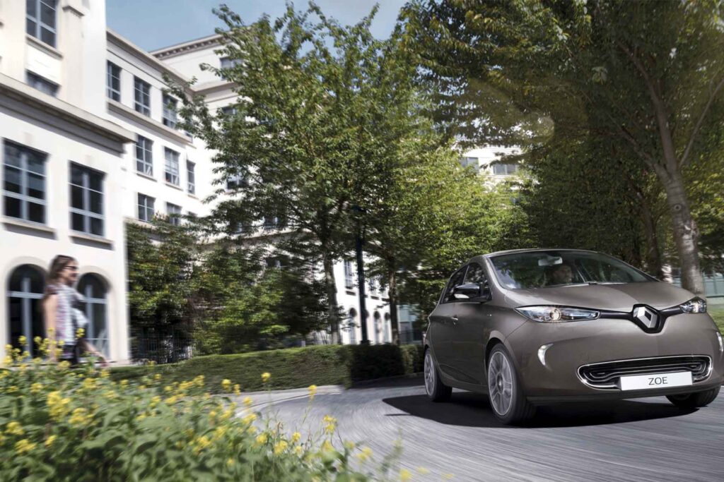 frontal Renault zoe