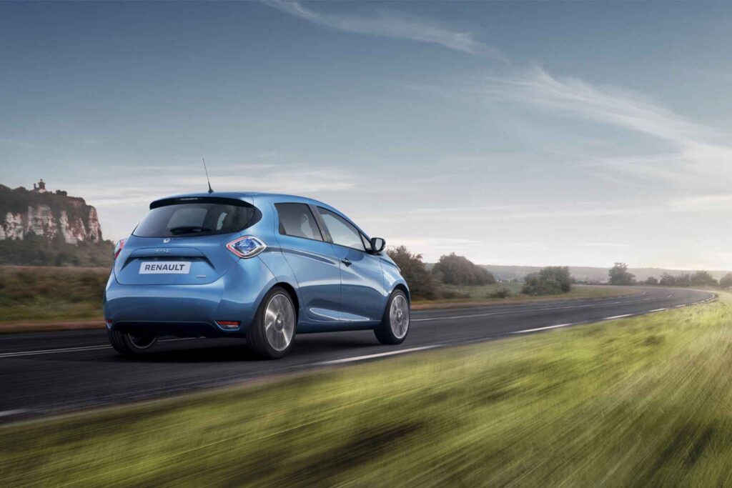 lateral Renault zoe