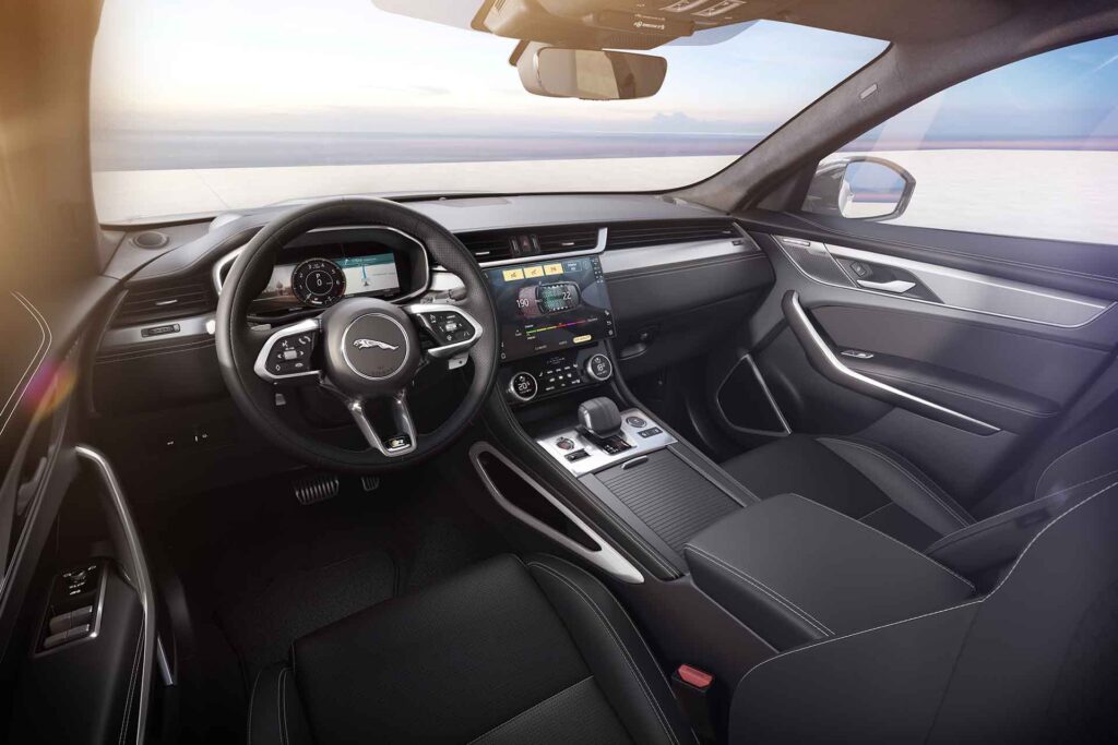 interior jaguar f pace