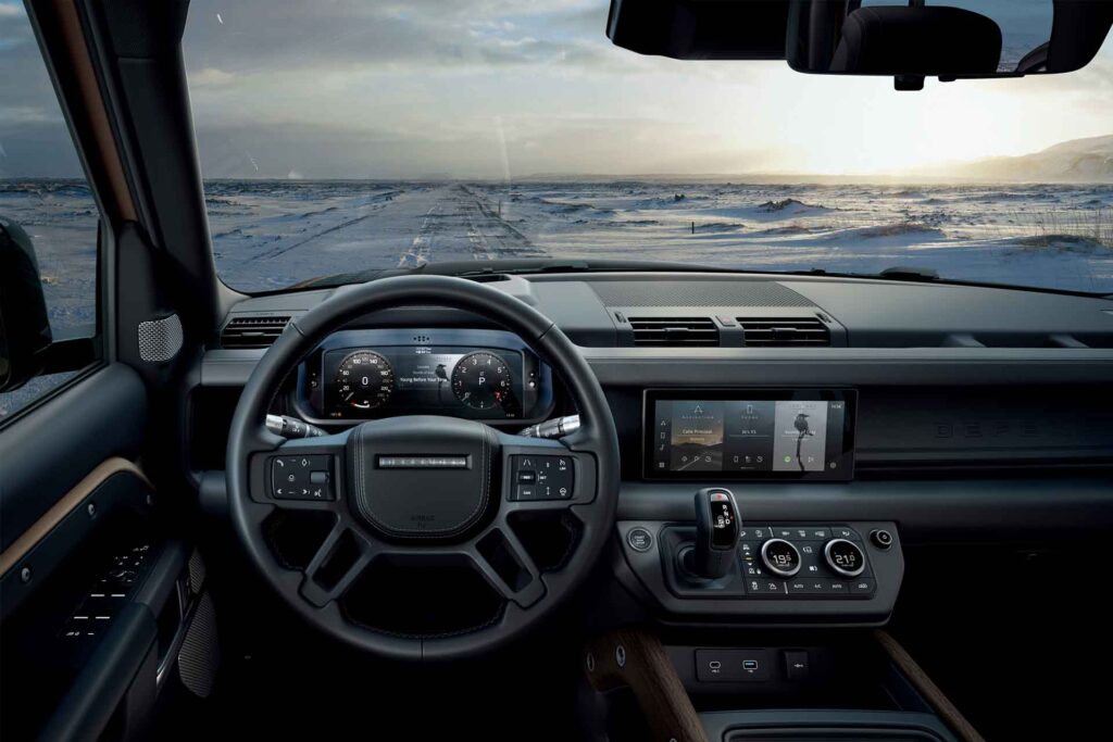 interior land rover defender