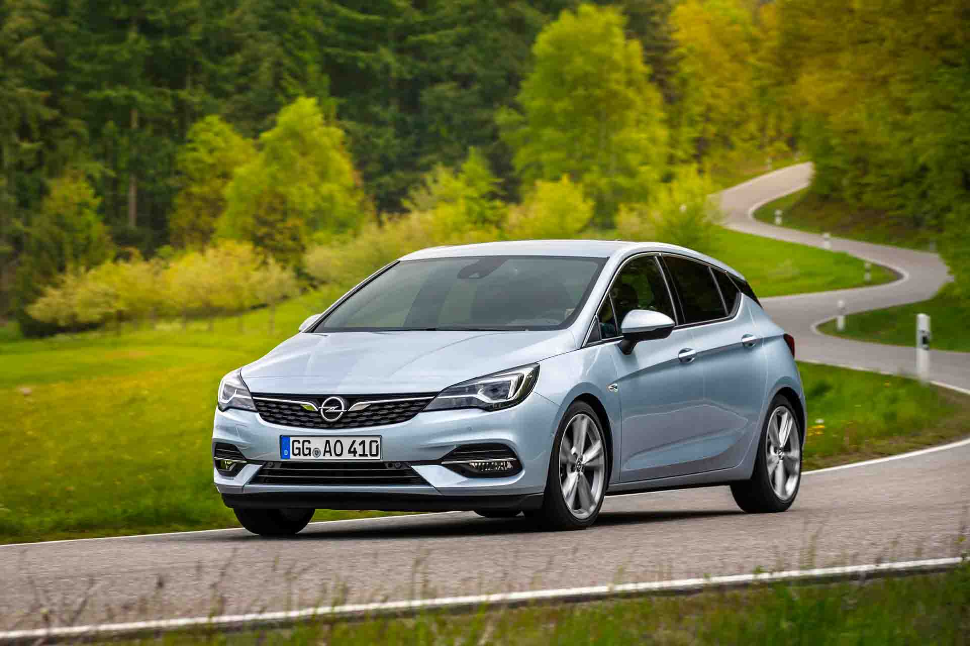 frontal opel astra