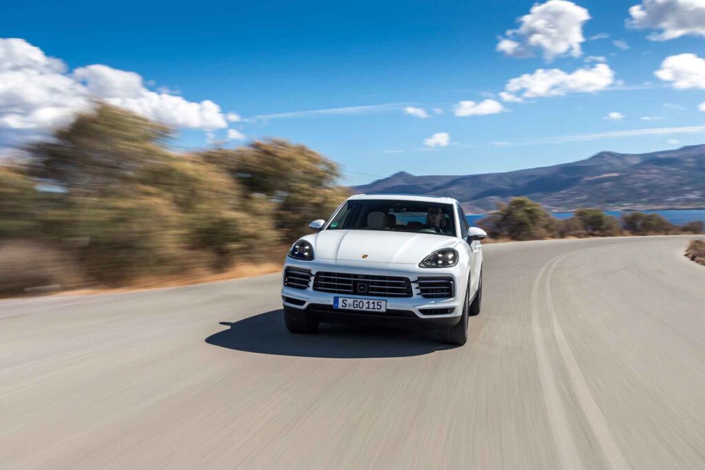 frontal porsche cayenne