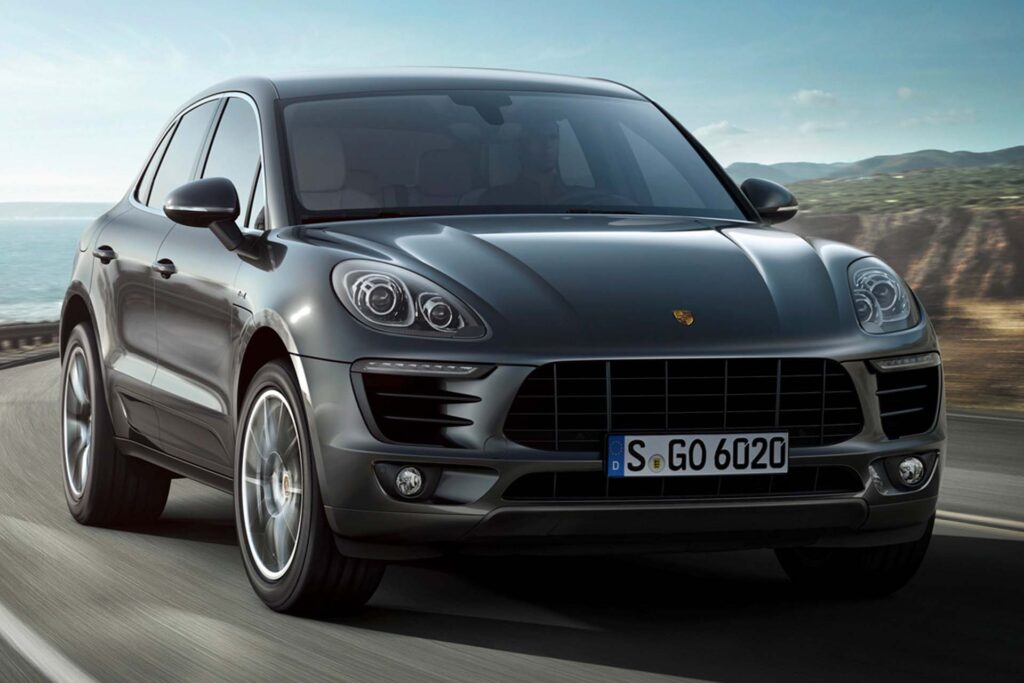 frontal porsche macan