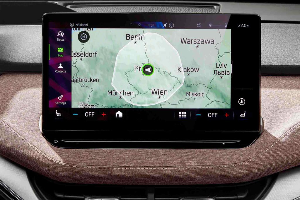 gps skoda enyaq iv