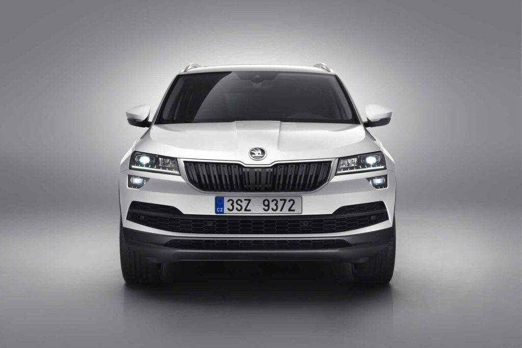 frontal skoda karoq