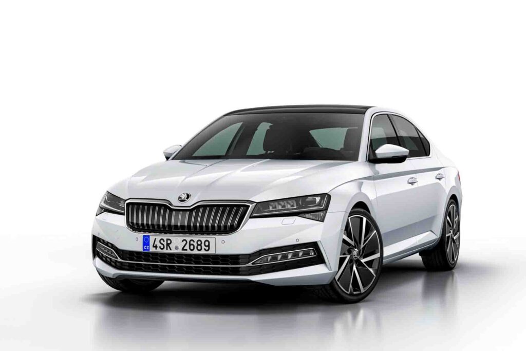 frontal skoda superb