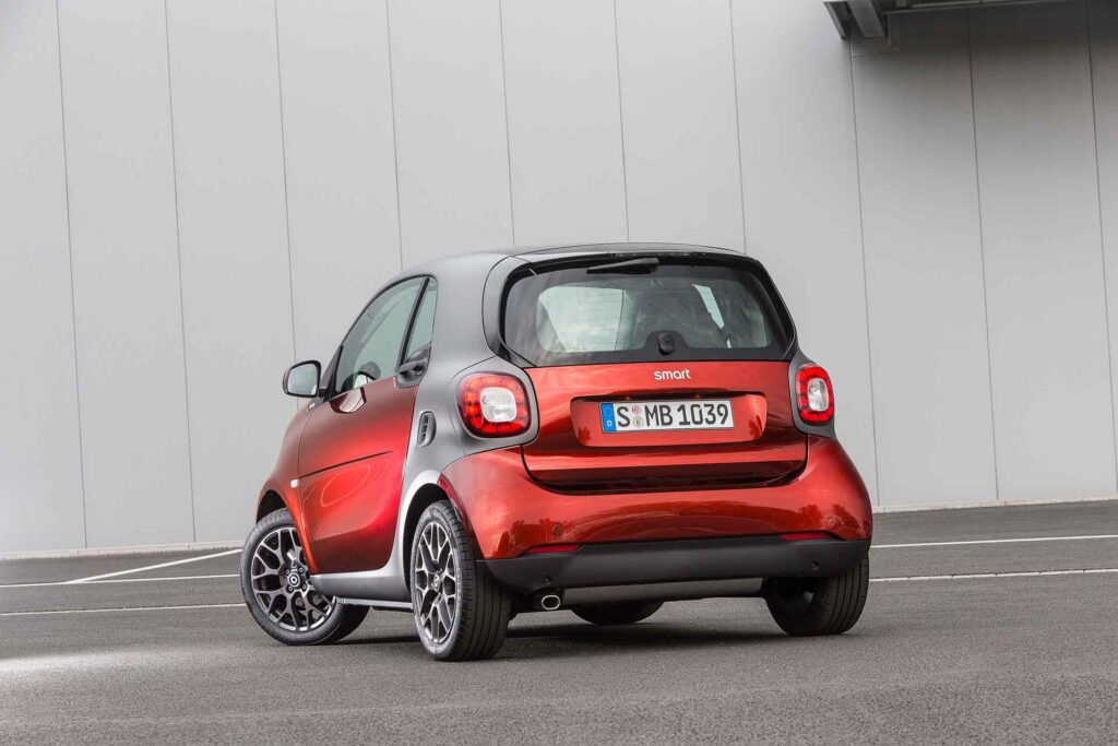 trasero smart for two coupe